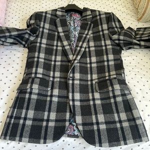 Men’s black/grey Blazer